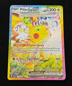 Pokemon TCG Pikachu EX 238/191 Special Illustration Rare Surging Sparks - Image 1