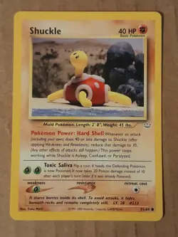 Pokemon Shuckle 51/64 Neo Revelation Near Mint See Pictures - Image 1