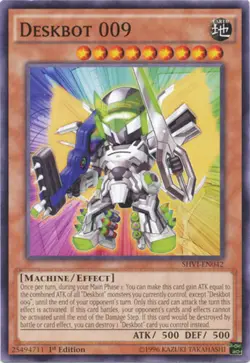 Yugioh! MP Deskbot 009 - SHVI-EN042 - Common - 1st Edition Moderately Played, En - Image 1