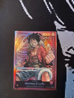 Monkey.D.Luffy Leader Foil Pre-Errata - NM - One Piece TCG - ST01-001 - English - Image 2