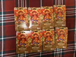 One Piece PRB-01 English 8x Packs - The Best Premium Sleeved Blister Packs - Image 1