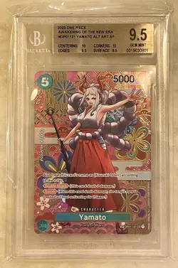 Yamato (SP) OP01-121 Awakening of the New Era Foil BGS 9.5 ENGLISH ONE PIECE - Image 1