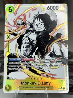 Monkey.D.Luffy (015) (Parallel) ST13-015 Ultra Deck: The Three Brothers Foil - Image 1