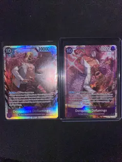 Doflamingo OP14-069, Azure Sea’s Seven Foil, Both The SR, AND ALT ART SR - Image 1