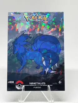 Ninetales #38 - Cracked Ice Holo - Crystal Dark Black 2025 - Pokemon Card - Image 1