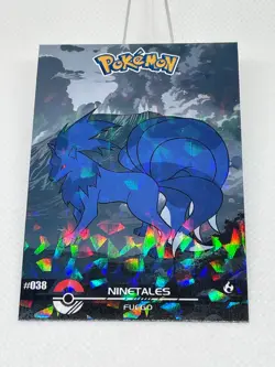 Ninetales #38 - Cracked Ice Holo - Crystal Dark Black 2025 - Pokemon Card - Image 3