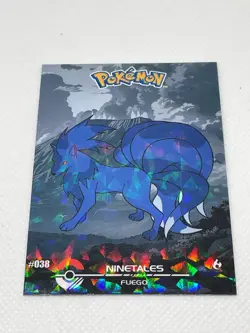 Ninetales #38 - Cracked Ice Holo - Crystal Dark Black 2025 - Pokemon Card - Image 4