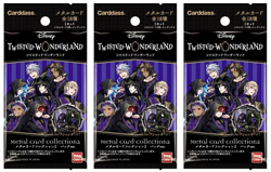 Disney Twisted Wonderland Metal Card Collection2 Pack Ver. 3Packs Set Bandai - Image 1