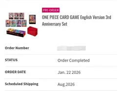 PREORDER ONE PIECE CARD GAME English Version 3rd Anniversary Set* presale item * - Image 2
