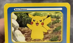Pikachu Funskool 2004 India Pokemon Card Vintage - Image 2