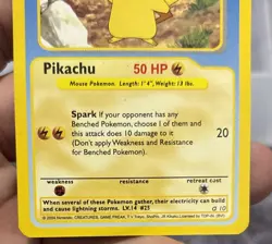 Pikachu Funskool 2004 India Pokemon Card Vintage - Image 3