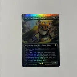 MTG - Loot, Exuberant Explorer (Borderless) - Foundations - NM - Foil - Image 1