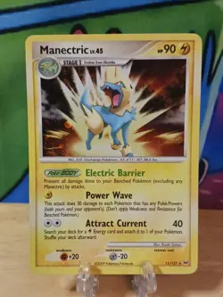 Pokemon Manectric 11/127 Holo Rare - Platinum Card NM VLP SHIPS IN TOP LOADER - Image 1