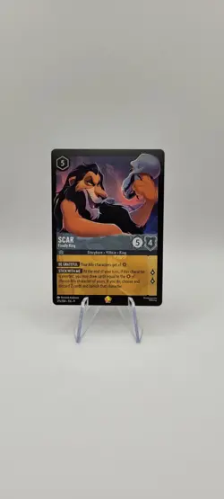 Disney Lorcana TCG: Scar- Finally King 175/204 Fabled- Regular Card NM - Image 1
