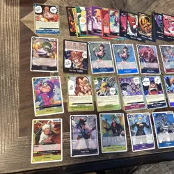 One Piece Card Game English Lot Different Sets See Pics Holos Plus Bulk - Image 1