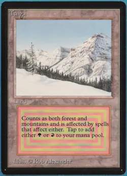 Taiga Beta MINT (Reserved List Dual Land MTG Magic Card) (317559) ABUGames - Image 1