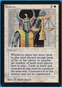 Balance Beta NM White Rare MAGIC THE GATHERING MTG CARD (ID# 482634) ABUGames - Image 1