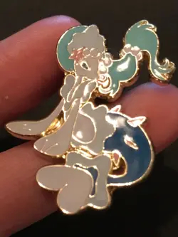 Primarina Pokemon Pin Badge Metal Enamel 2017 From Card Box Collection - Image 3