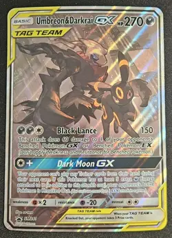 Umbreon & Darkrai POKEMON Jumbo PROMO Card SM241 RARE - Image 1