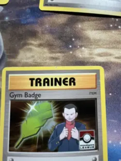 LP/MP COMPLETE Pokemon HOLO Card GYM BADGE Kanto XY BLACK STAR PROMO League Set - Image 3