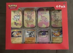 Pokemon TCG: Scarlet & Violet 151 4 Mini Tins + 4 Promo Cards Box Sam’s Club - Image 2
