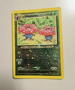 🍄 Pokemon Vileplume 17/18 Southern Islands Reverse Rare Holo Card! - Image 1