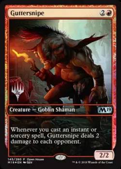 Mint/Near-Mint, English - 1 x MTG Guttersnipe - Open House Foil Promotional - Image 1