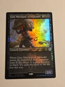 Gray Merchant of Asphodel FOIL X1 THB MTG Promo Theros Beyond Death - Image 1