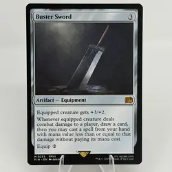 MTG Buster Sword 0255 Regular Mythic Magic The Gathering FIN Final Fantasy NM - Image 1