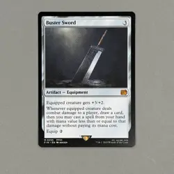 MTG Buster Sword 0255 Regular Mythic Magic The Gathering FIN Final Fantasy NM - Image 2