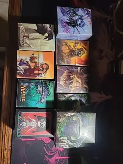 Lot Of 10 Ultra Pro Deck Boxes Some Inserts Included - Image 1
