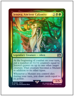1x Jenova, Ancient Calamity, Foil, Magic The Gathering MTG NM - Image 1
