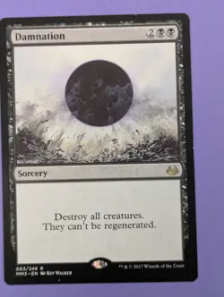 MTG Magic The Gathering: Modern Masters 2017: Damnation #063/249 Rare - NM - Image 1