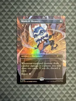 MTG Mask of Memory #2309 Rainbow Foil Rare Secret Lair Drop Series (SLD) - Image 1