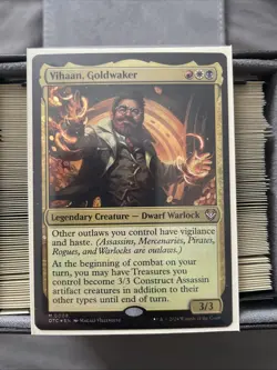 Magic: The Gathering Vihaan Goldwaker Custom Commander Deck With Deck Box! - Image 1