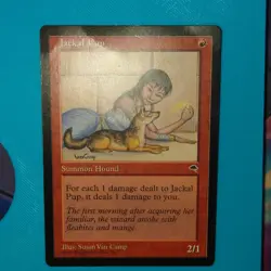 Free Ship! MP Jackal Pup (183/350) Tempest MTG MODERATELY Played See pictures!! - Image 1