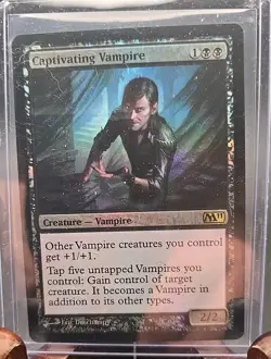 Captivating Vampire Core Set 2011 MTG Foil Moderately Played - Image 3