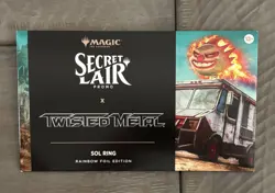MTG Sol Ring, Secret Lair Promo x Twisted Metal, New/Unplayed - Image 1