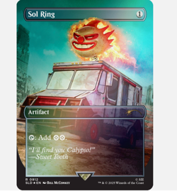 MTG Sol Ring, Secret Lair Promo x Twisted Metal, New/Unplayed - Image 2