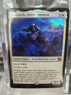 Leonardo, Sewer Samuri Mtg TMNT Pre Release - Image 1