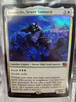 Leonardo, Sewer Samuri Mtg TMNT Pre Release - Image 2