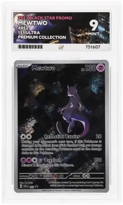 2023 POKEMON MEWTWO SVP 052 BLACK STAR PROMO 151 ULTRA PREMIUM COLLECTION ACE 9 - Image 1