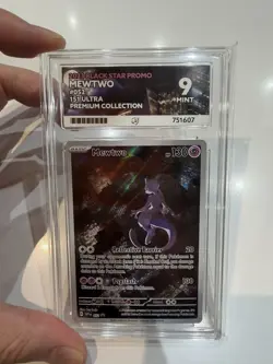 2023 POKEMON MEWTWO SVP 052 BLACK STAR PROMO 151 ULTRA PREMIUM COLLECTION ACE 9 - Image 3
