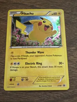 Pokemon Pikachu TCG Black Star Promos XY89 Holo LP Lightly Played - Image 1