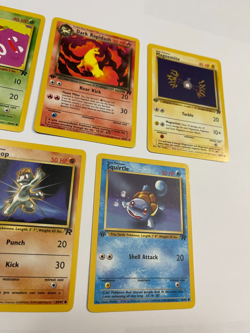 First Edition Pokemon Team Rocket Lot Rapidash Squirtle Koffing Machop Magnemite - Image 5