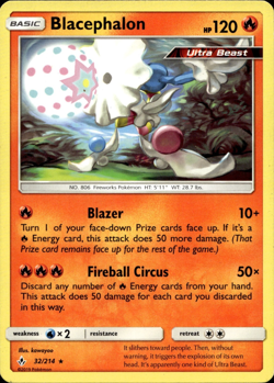 Blacephalon - Rare - Unbroken Bonds 32/214 - LP - Pokemon - Image 1