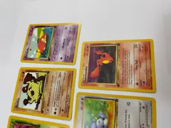 First Edition Pokemon Team Rocket Lot Slowpoke Charmander Muk Mankey Dratini - Image 3
