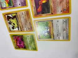 First Edition Pokemon Team Rocket Lot Slowpoke Charmander Muk Mankey Dratini - Image 5