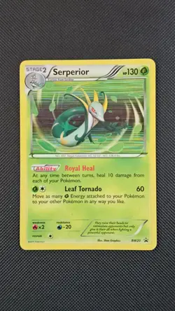 Pokemon - Serperior holo Black Star Promo BW20 - Image 1