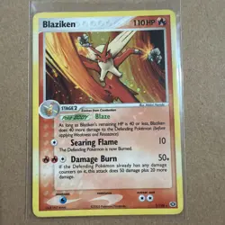 Blaziken Holo Rare 1/106 Pokemon TCG EX Emerald - Image 1